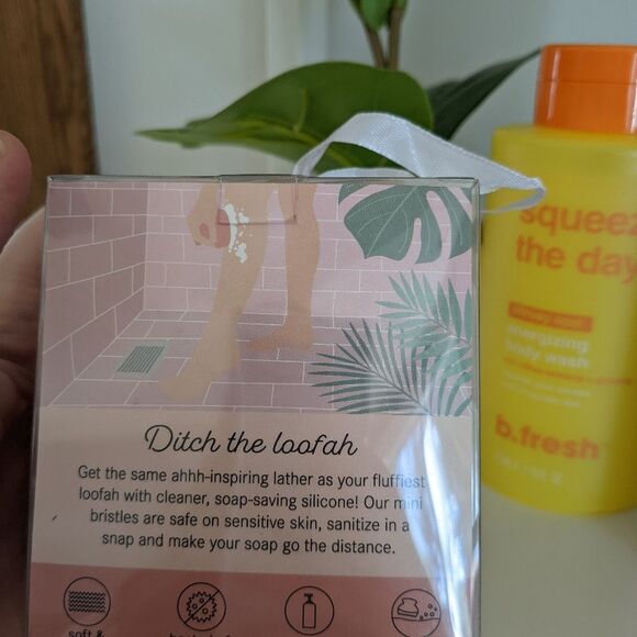 B. Fresh Shower Bundle Body Wash and Silicone Loofah - Picture 3 of 4